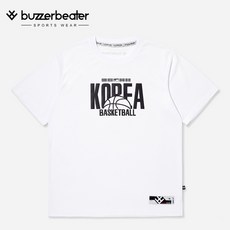  [버저비터] 농구 반팔 흰색 화이트 KOERA REFLEX 티셔츠 KOREA TEE - WHITE 