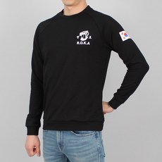 후아미 맹호 맨투맨 ROKA 긴팔티 검정 군인 군용 티셔츠