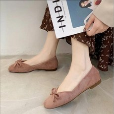 [Myshe]여자 로퍼 스퀘어 플랫슈즈 소프트 신발 wp622FT05