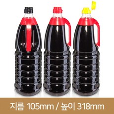 [페트병]1.8L 협구 핸들길쭉이(A), 114개 1BOX / 검정