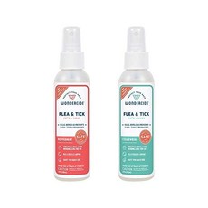Wondercide 개 고양이 벼룩 진드기 모기 스프레이 천연 에센셜 오일 함유 Made USA, Peppermint Cedarwood, 1개
