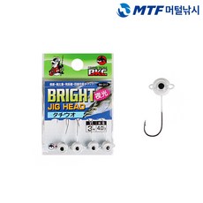 백경 브라이트 야광 지그헤드 BK-217 야광지그헤드, 1개