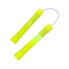 Nunchakus 소음 발생기 스틱 이벤트용 신음 튜브 소음 발생기 쿵푸 가라데, 연두색, 15.5cmx2.5cm, 플라스틱, 1개