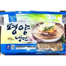 강원 평양냉면 2Kg [ 200g x10인분 ] X6봉 대용량평양냉면 냉면사리 평양냉면사리 물냉면사리, 6개
