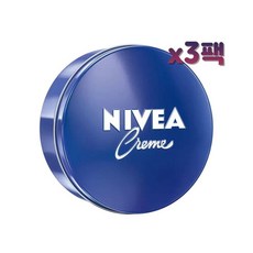 Nivea 니베아 독일산 파란통 크림 대용량 독일 직배송 400ml x3팩, 3개