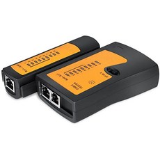네트워크 케이블 테스터 LAN RJ45 RJ11 Cat 5 이더넷 라인 도구 인터넷 광대역 연결 속도 능력 테스트, 상세페이지 참조