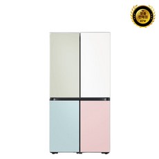[색상선택형] 삼성전자 23년 비스포크 4도어 프리스탠딩 냉장고 875L 방문설치, RF85C90D1AP