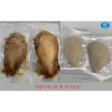 미친복닭 가성비 치믈리에 통 닭가슴살, 2종 맛, 2개, 400g - 미친닭