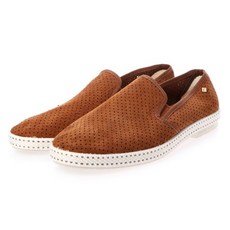 Riviera Rivieras 펀칭 스웨이드 레더 Slip-on SULTAN DES PLAGES （브라운） 79754 20279754 MEDIUM