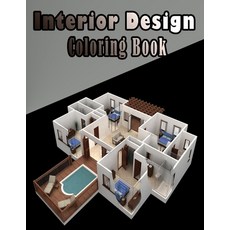 Interior Design Coloring Book: An Adult Coloring Book with Rustic Cabins Charming Interior Designs ... Paperback, Independently Published