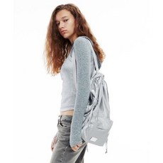 페넥 페넥 FENNEC DRAWSTRING BACKPACK - SILVER