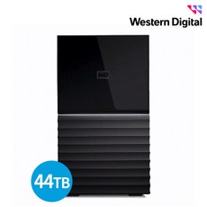 WD My Book Duo Gen2 스탠딩 데스크탑 외장하드 44TB, 단품