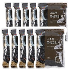 CJ 이츠웰 볶음흑임자 1kg x 10개