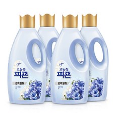 피죤 고농축 오리지널 섬유유연제 블루비앙카 본품, 4개, 2L