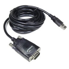 USBGear 10ft USB to Serial Adapter Cable with Screws and Thr/14262057
