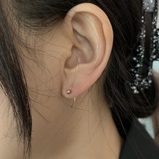 실버볼링귀걸이