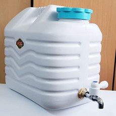 수도꼭지달린 바이오탱크 물통 10L 생수통 캠핑물통, 1개
