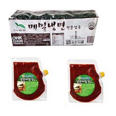 옥천 메밀냉면 비빔SET (냉면2kg+비빔장1kg) 10인분, 냉면2kg+비빔장1kg, 단품, 1개