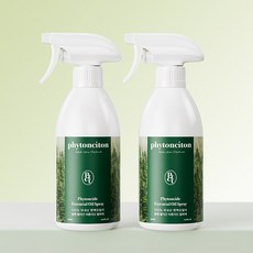 피톤치톤 진짜 피톤치드 편백수 원액 편백오일 스프레이, 2개, 500ml