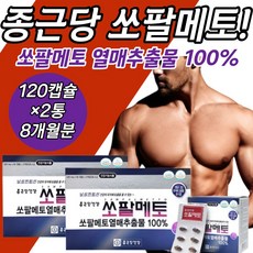 종근당쏘팔메토 종근당 쏘팔메토 전립선건강 약4개월분 240정 2박스