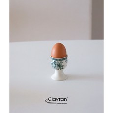 [클레이탄] 다이아나로즈 그린 에그컵, 1개