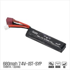 [RC카/드론용 배터리]680mah 7.4V-JST-SYP (Deans Tamiya), Deans