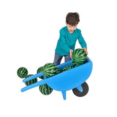 h55 키더스 유아체육교구 외발수레 놀이 볼/축구공/탱탱볼/고무공/피구공/미니공/짐볼, 그린