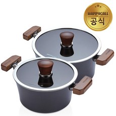 해피콜 그래핀 IH 냄비세트(20양수 24곰솥냄비) 인덕션 겸용, 세트(2종)