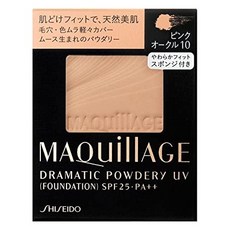 일본직발송 6. 마키아지 (MAQUILLAGE) 2개 세트 마키아쥬 드라마틱 파우더리 핑크 오클 10 레필 9G×2개, One Size, One Color