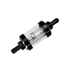 오토바이 CNC 유리 가스 연료 가솔린 오일 필터 ATV 더트 바이크 혼다 야마하 가와사키 KTM EXC SX XCW 8mm, 06 Black, 1개