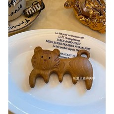 투피괄사 마사지기 림프마사지 괄사빗 승모근괄사 괄사 두피치료 천연 단단한 시원한 휴대용 원목, 녹단❤멍호경락솔❤멍호산하산, 1개