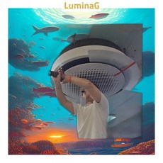 lg휘센원형에어컨바람막이