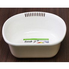 DDZ일본D형 화이트 설겆이통/주방씽크대정리, 1개