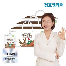 [천호엔케어]하루활력 진녹용홍삼즙 70ml 30팩/천호식품, 3박스