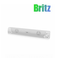 브리츠 BA-R90 SoundBar 화이트에디션 2채널 사운드바 PC방 노트북 데스트탑 컴퓨터 USB 게이밍