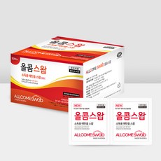 일회용 소독용 알콤솜 올콤스왑 100매