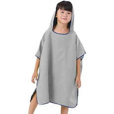 YINHANG Change Robe Microfiber Change Poncho Hooded Towel 비치 Surf 빠른 건조 수건 키즈 비치 서핑 수영장 여행 캠프(그