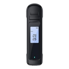 음주측정기 휴대용 호흡 테스터 USB 충전식 LED 디지털 디스플레이 음주 측정기 개인, 1개