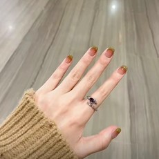 이집네일 인조 셀프 붙이는 네일팁 24 PCS, 1개, NO.7