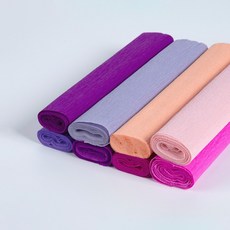 star starred 주름지 (crepe paper) 미디엄 [25cm(폭) X 250cm(길이)], 35g 8컬러 믹스 세트(A 타입)