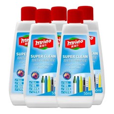 생활용품 볼펜 및 마킹 펜 얼룩 제거제 휴대용 세탁 원단 천 활성 효소 세제 50ml x 5 개, tasteless, 1개