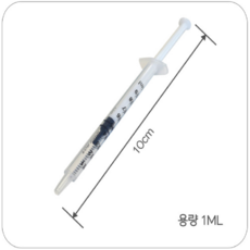 엠제이마트 파충류 핸드피딩 주사기 도마뱀 반려동물 먹이 공예작업, 1개