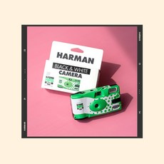 하만테크놀로지 일포드포토 흑백 일회용 카메라 HP5 Plus 그린, 1개