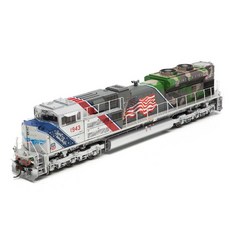 Athearn HO스케일 사운드효과 SD70ACe UP 기관차 1943 모형, ATHG01943