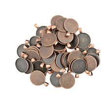 ZLD 50pcs 기본 설정 펜던트 트레이 카보 숑 프레임 카메오 참 35x25mm DIY 펜던트