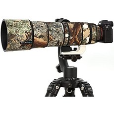 Rolanpro 방수 렌즈 커버 위장 레인 커버 소니 fe 200-600mm f5.6-6.3 g oss 렌즈 보호 케이스 건 의류-27 정글 방수, 1개