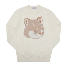 메종키츠네빅폭스니트