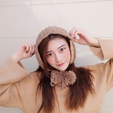 피콘 최저가성비 클린프로젝트 겨울 방한 여자 양털 보넷 눈꽃 방울 귀도리 귀마개 쇼핑 이커머스 쿠폰