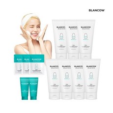 [블랑카우] [최대용량][BLANCOW] 밀키스킨 리얼 클렌저 7통 + 중용량 2통 +, 상세 설명 참조