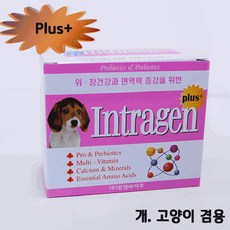 강아지 고양이 장염 설사 소화불량 무른변 인트라젠 플러스 30P, 1개 - 인트라젠유산균